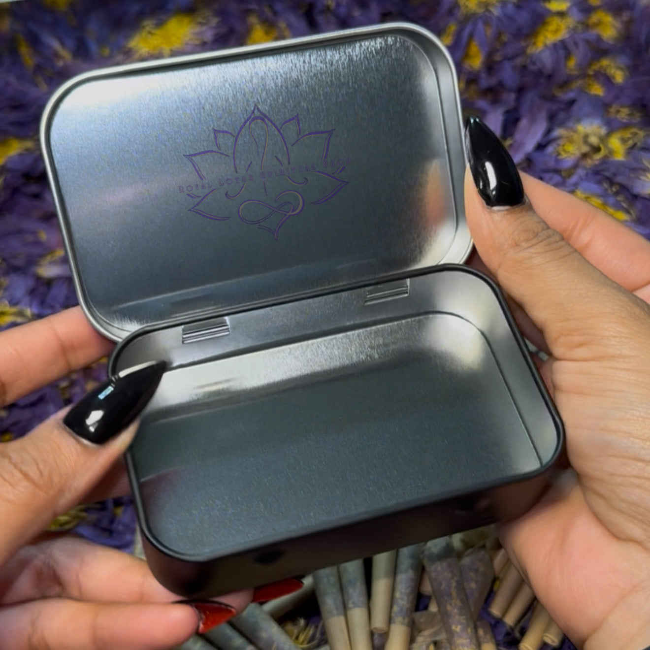 Metal Tin With Smell-Proof Lid